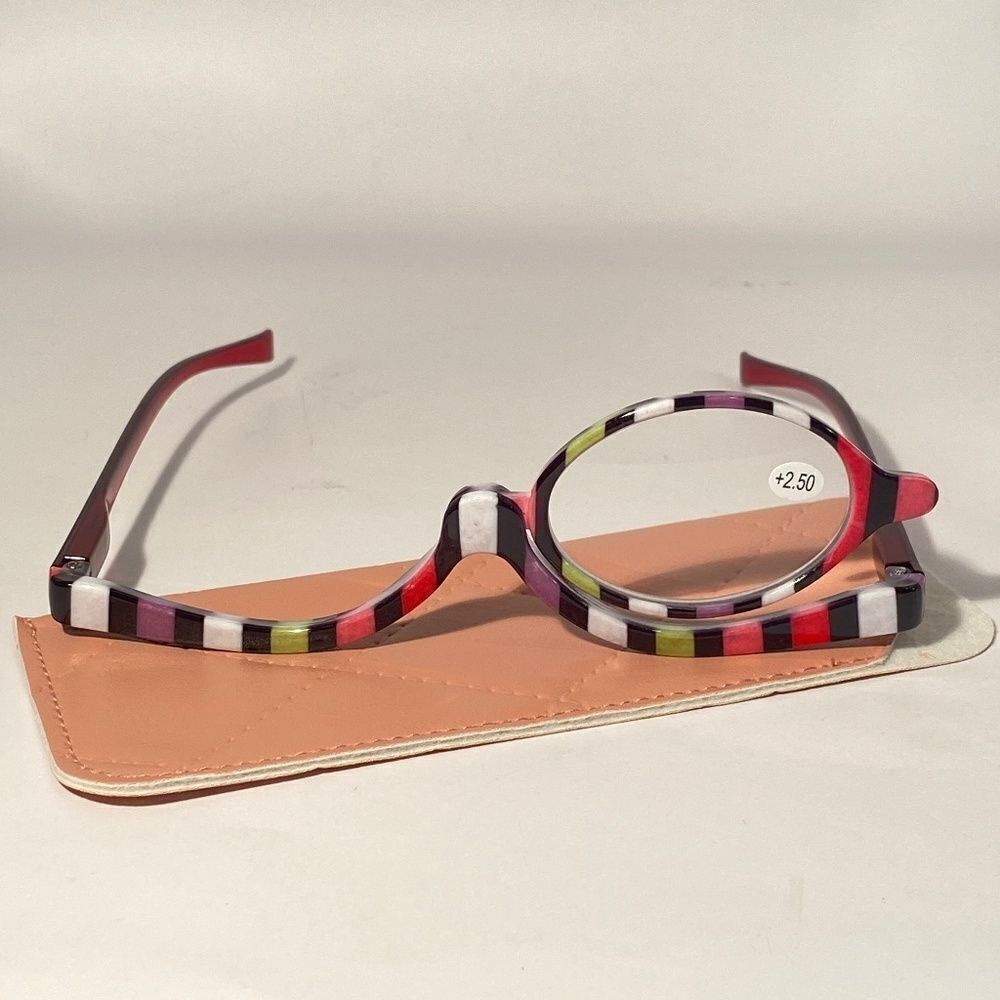 0990 Makeup Cosmetic 2.50 Flip Magnifying Glasses For Precision Application N…